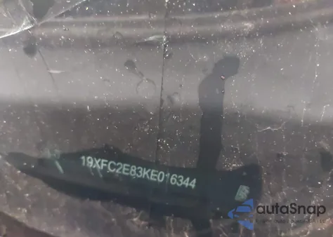 2019 Honda Civic Sport z USA, uszkodzony, nr VIN 19XFC2E83KE016344